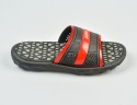 Czarne klapki dziecięce z czerwonym akcentem AXIM - MODA SANOK