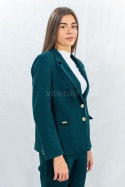 Stylowa marynarka od MTM w odcieniu głębokiej butelkowej zieleni - Moda Sanok