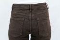Damskie spodnie jeansowe typu LOOSE FIT w kolorze brązowym - MODA SANOK