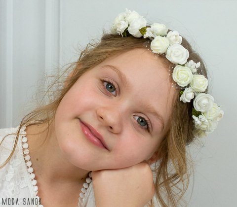 Wianek komunijny bogato zdobiony - MODA SANOK