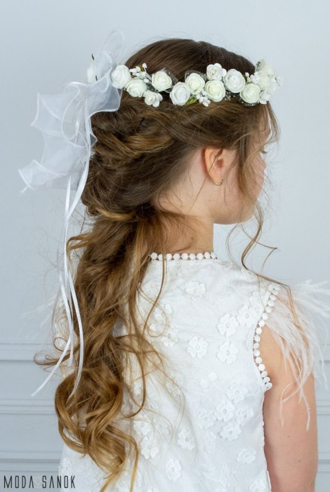 Wianek komunijny bogato zdobiony - MODA SANOK