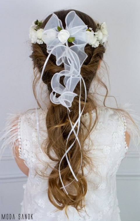 Wianek komunijny bogato zdobiony - MODA SANOK