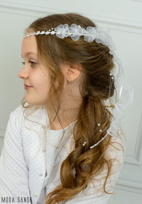 Wianek komunijny w ząbek - MODA SANOK