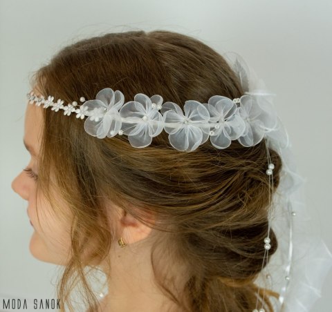 Wianek komunijny w ząbek - MODA SANOK