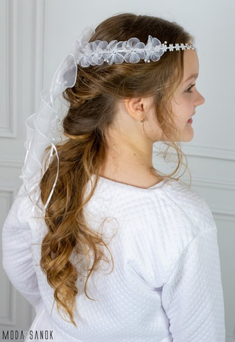 Wianek komunijny w ząbek - MODA SANOK