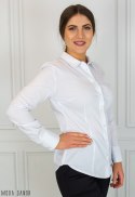 Elegancka damska biała koszula Strefa Mody Moda Sanok