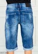Spodenki jasny Jeans Męskie z podwijanymi nogawkami Y-TTO Moda Sanok