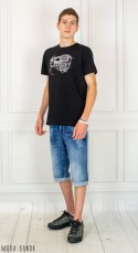 Spodenki jasny Jeans Męskie z podwijanymi nogawkami Y-TTO Moda Sanok