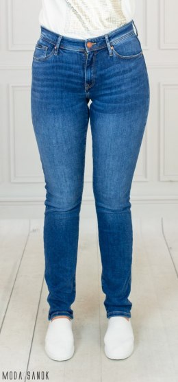 Spodnie damskie ciemne niebieskie granatowe Cross Jeans Moda Sanok