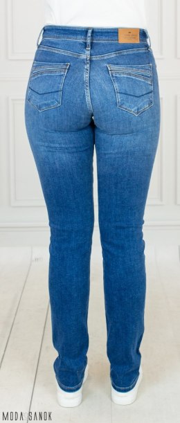 Spodnie damskie ciemne niebieskie granatowe Cross Jeans Moda Sanok