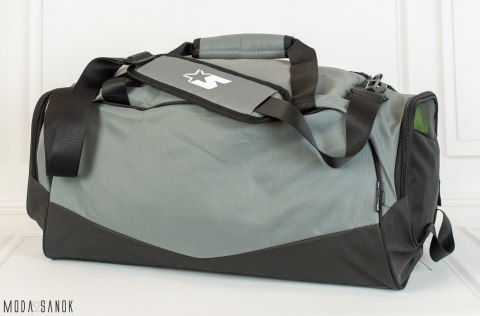 Szara torba STARTER z czarnymi wstawkami MODA SANOK