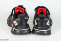 Czarne adidasy chłopięce z białymi i czerwonymi wstawkami Clibee - MODA SANOK