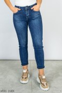 Spodnie jeansowe w kolorze ciemnoniebieskim - Moda Sanok